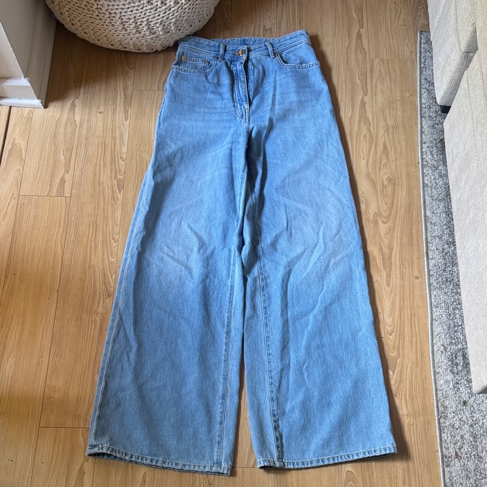Versace Light Blue Denim Jeans